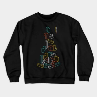 block building game Crewneck Sweatshirt